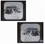 Civil War Magic Lantern Slide of Ford Sedgwick, aka ''Fort Hell'', During the Siege of Petersburg